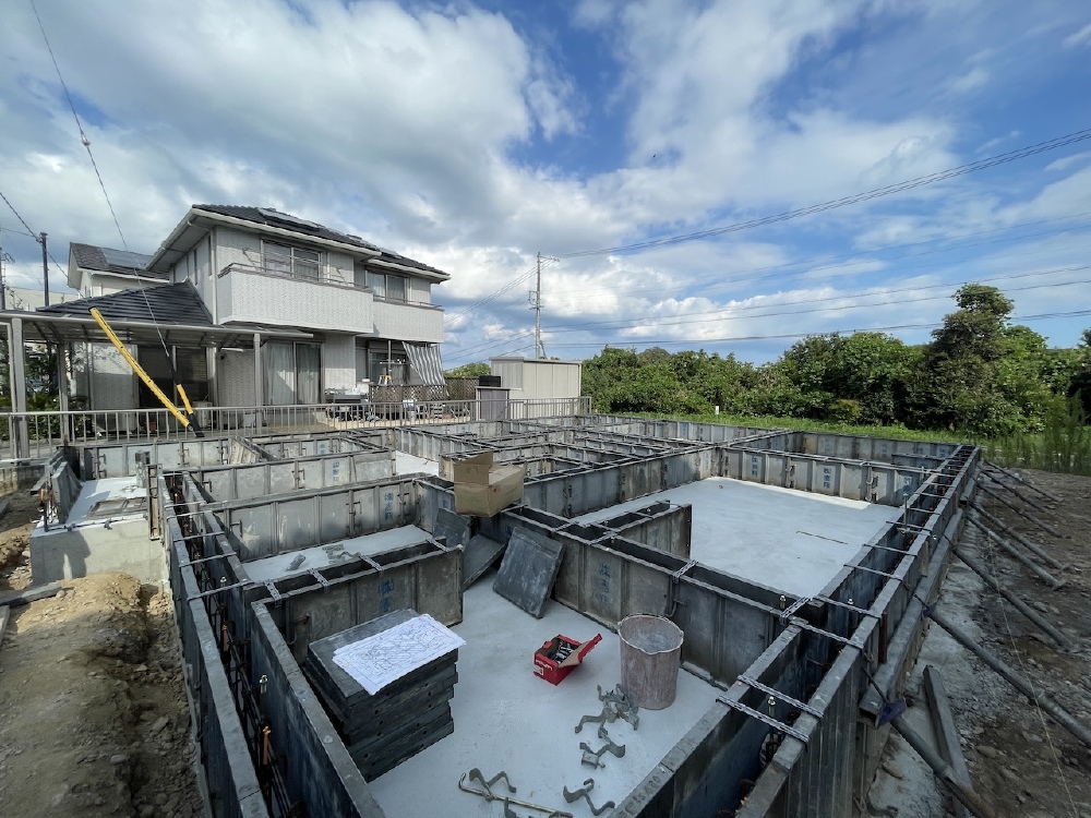 「基礎工事7 ボルト確認」